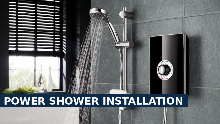 Power shower installation Ruislip